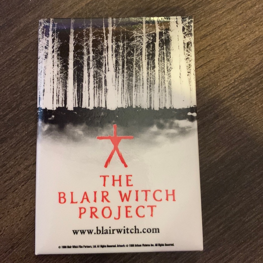 Blair Witch Project - Theatrical Promo Button - 1999